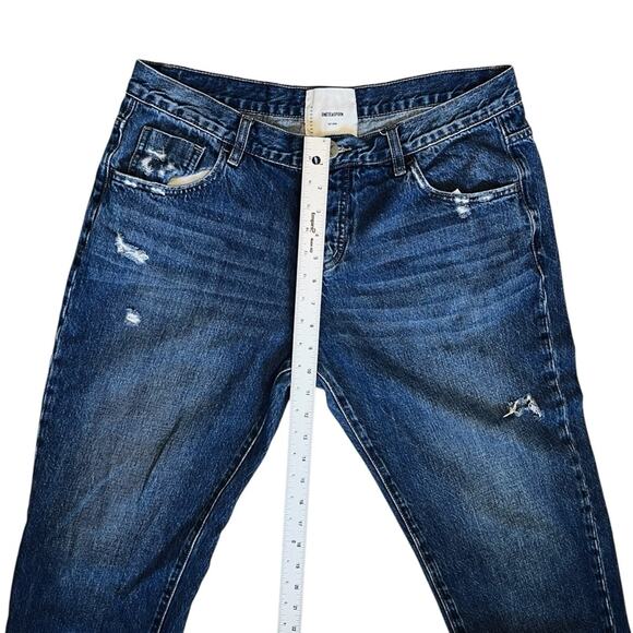 One Teaspoon Women’s Sz 31 Loose Fit Jeans Awesome Baggies Mid Rise Denim Baggy - Picture 13 of 14